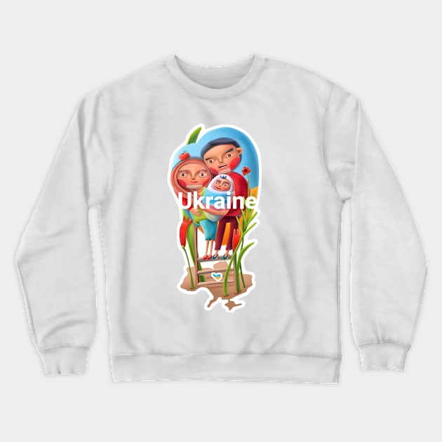 Ukraine Crewneck Sweatshirt by Olga_kart